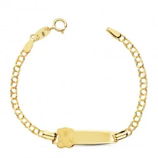 18k esclava bebe oso 125 cm