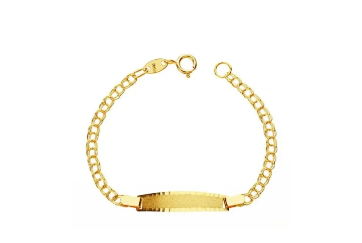 esclava de oro bebe hungara 18 kilates 13cm