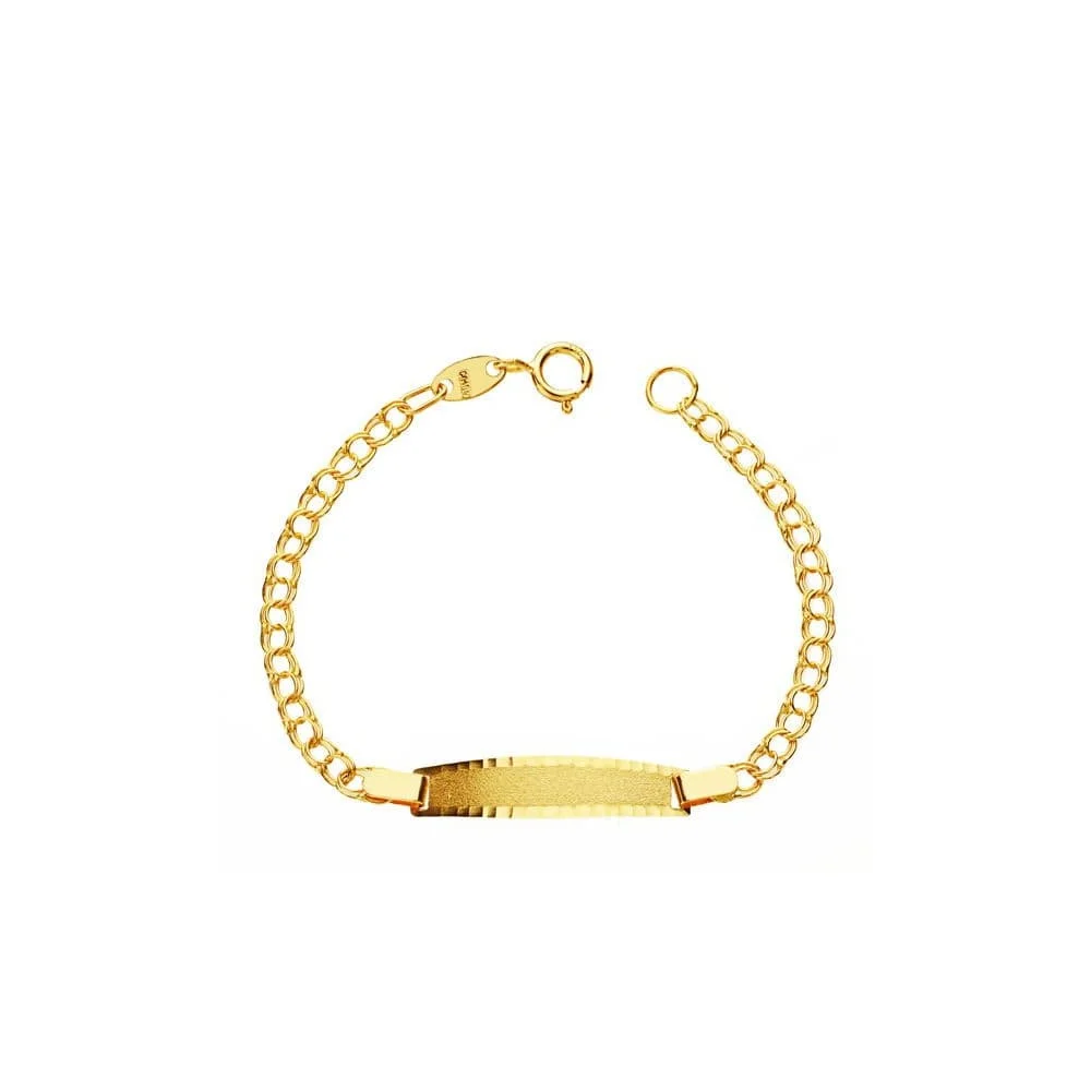 esclava de oro bebe hungara 18 kilates 13cm
